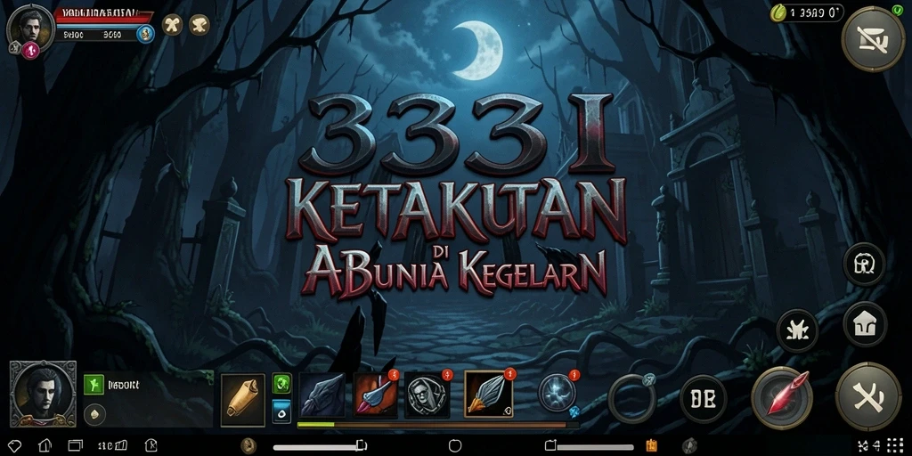 Tampilan gameplay 333I yang menakutkan dan penuh misteri.