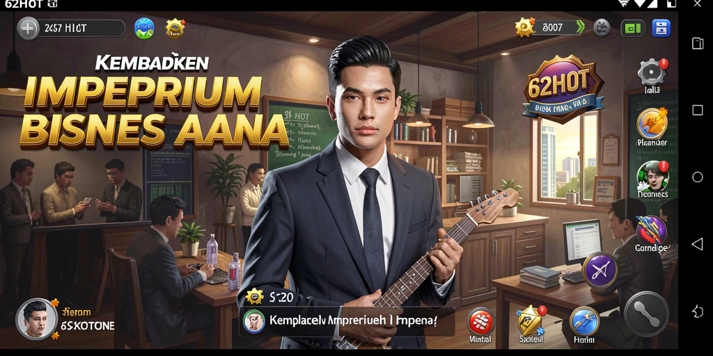 Tampilan gameplay Tycoon dari 62HOT yang menarik.