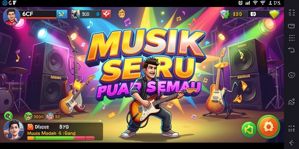 Screenshot utama 6CF menampilkan gameplay interaktif yang seru.