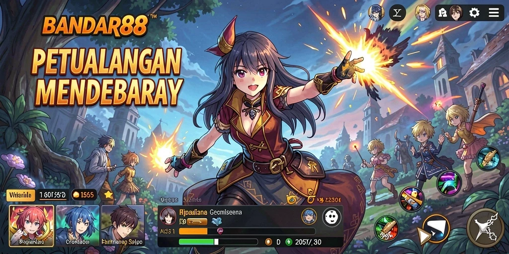 Tampilan gameplay seru dari BANDAR88 dengan aksi karakter yang mendebarkan.