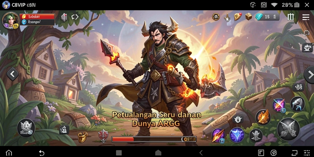 Tampilan gameplay C8VIP yang menarik dan mendebarkan.