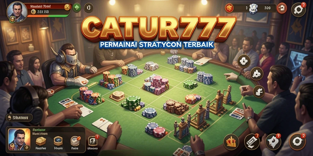 Tampilan gameplay CATUR777 yang mendebarkan dan penuh strategi.