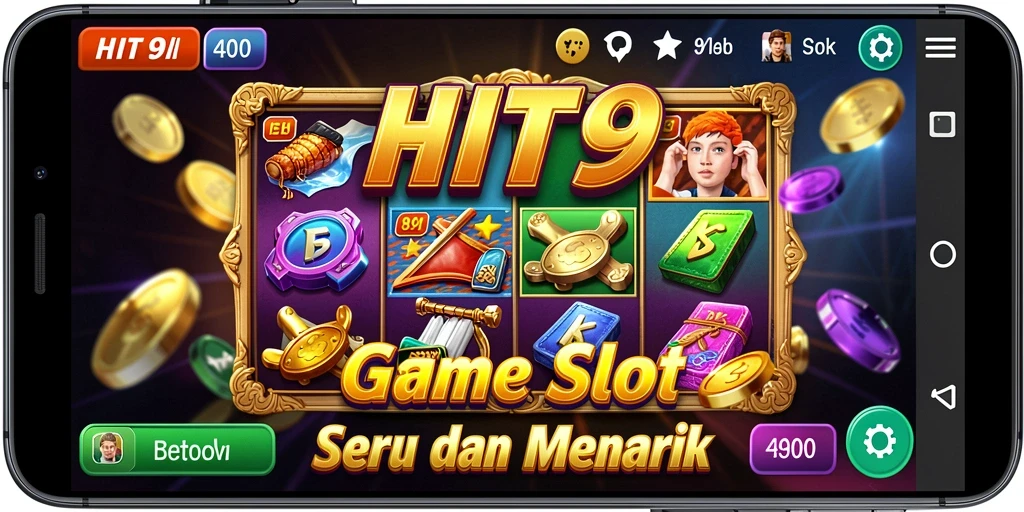 Tampilan gameplay HIT9 yang menarik dan penuh warna.