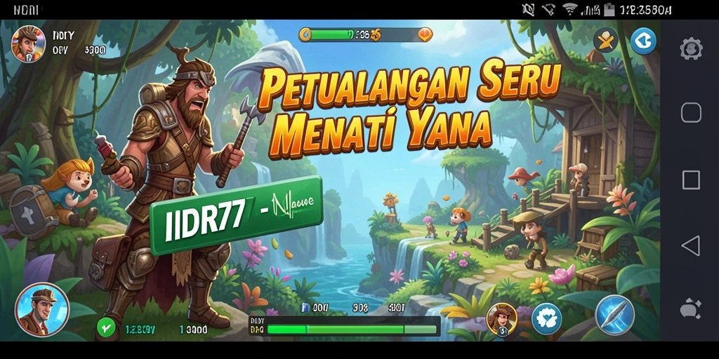 Tangkapan layar gameplay IDR77 menampilkan aksi petualangan yang menegangkan dan visual menawan.