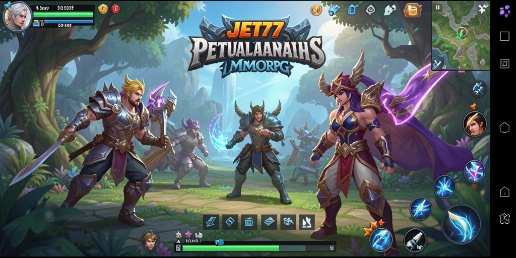 Gameplay JET77 yang memukau dengan aksi pertarungan seru.