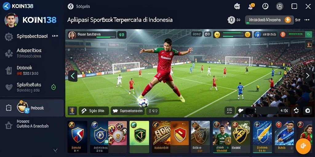 Tampilan antarmuka pengguna KOIN138 yang menarik saat bermain Sportsbook.
