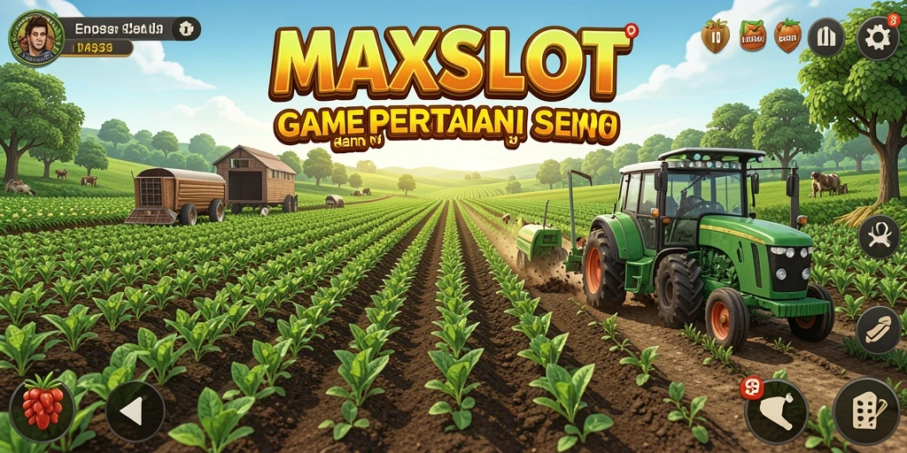 Tampilan gameplay seru dalam pertanian virtual MAXSLOT.