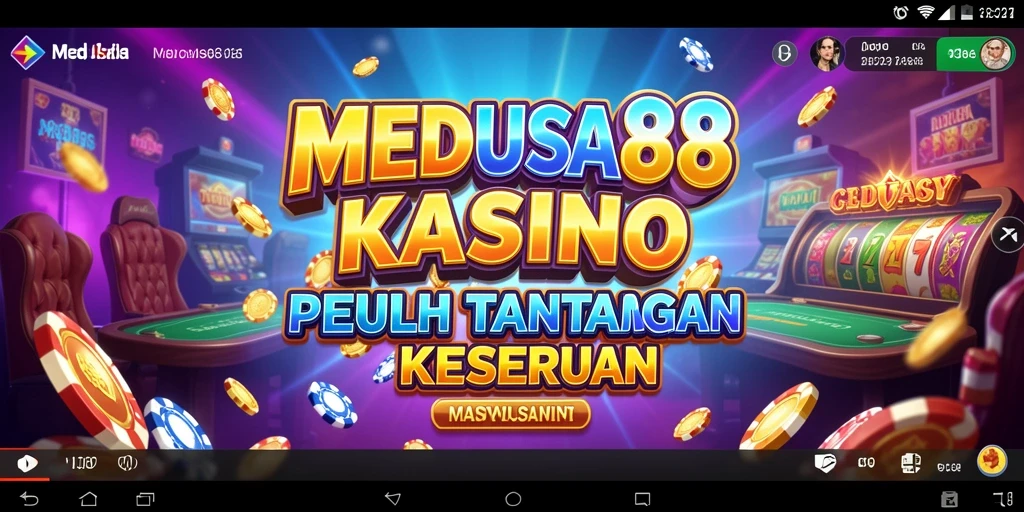 Tampilan gameplay seru dan mendebarkan di MEDUSA88.