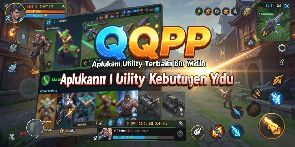 Screenshot utama QQRP menunjukkan interface aplikasi Utility yang memudahkan pengelolaan aktivitas.