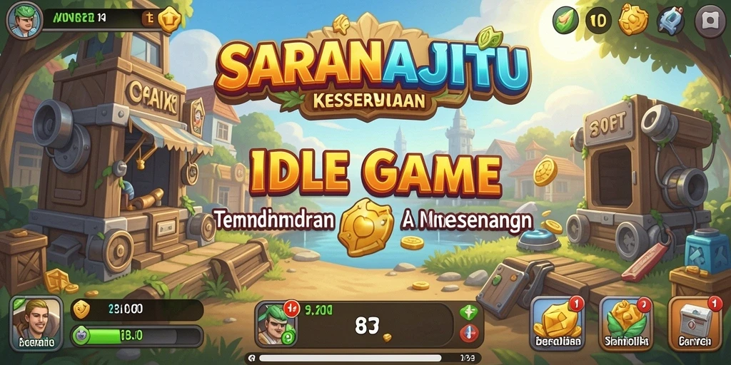 Tampilan menarik gameplay SARANAJITU yang seru dan santai.