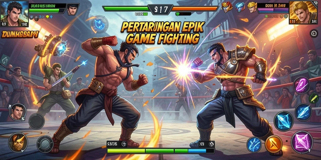 Tampilkan gameplay seru di dunia Fighting yang menegangkan.