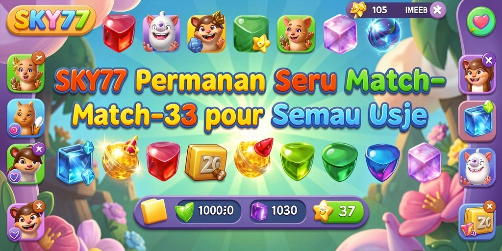 Tangkap momen seru permainan Match-3 di SKY77.