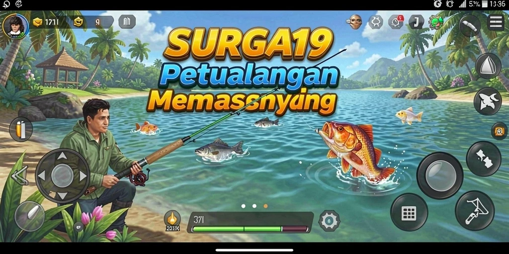Tangkapan besar dalam gameplay SURGA19 yang seru.