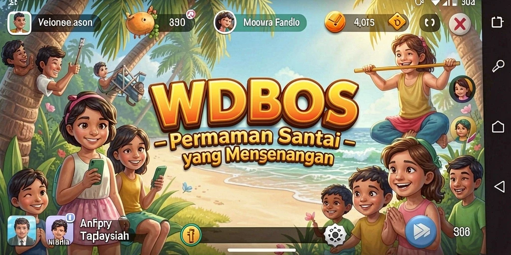 Screenshot gameplay WDBOS yang menunjukkan keseruan saat bermain.